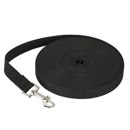 Long Nylon Pet Dog Leash For Small Big Dogs Cats Outdoor Hiking Puppy Lead Rope Strong Labrodor Traction Belt 1.5m 3m 10m 30m