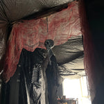 Halloween Bloody Gauze Decorations,Horror Bloody Cloth Bandage,Door Curtainsss,Halloween Haunted House Party Props