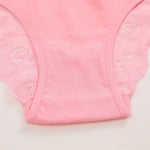 3PC/Set Women Sexy Lace Panties Low Rise Hollow Out Briefs Floral Transparent Underwear for Feamale Elastic Straps Soft Lingerie