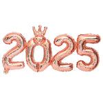 2025 Foil Number Balloons New Year Eve Party Photo Props Decoration Supplies 2024 Xmas Navidad Noel Christmas Home Decor