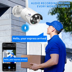 Hiseeu 3/5MP WiFi CCTV Camera Security System IR Night Vision Bullet Camera Set 10CH NVR Wireless CCTV Surveillance System