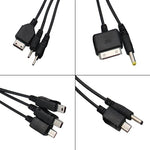 10In1 USB to Multi-ports USB Cable Universal Phone Charging Cable Multi-head Charging Cable Cord For Samsung Nokia Phone Charger
