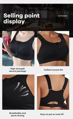 Yoga Fitness Bra Shock-absorbing Sports Bra Breathable and Quick Drying Training Running WOMEN'S Underwear