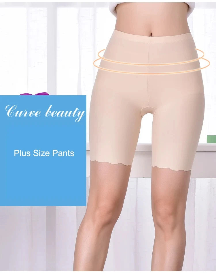 Seamless Safety Short Pants Summer Women Plus Size Boxers For Female Anti Rub Safety Shorts Under Skirt Panties Underwear 3XL