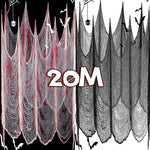 Halloween Bloody Creepy Gauze Cloth Large Black Gauze Spooky Blood Fabric Cloth for Halloween Party Home Outdoor Yard Decoration