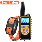 800m Digital Dog Training Collar Waterproof Rechargeable Remote Control Pet with LCD Display for All Size Shock Vibration Sound