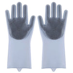 Pet Grooming Cleaning Gloves Dog Cat Bathing Shampoo Glove Scrubber Magic Dishwashing Cleanner Sponge Silicon Hair Removal Glove