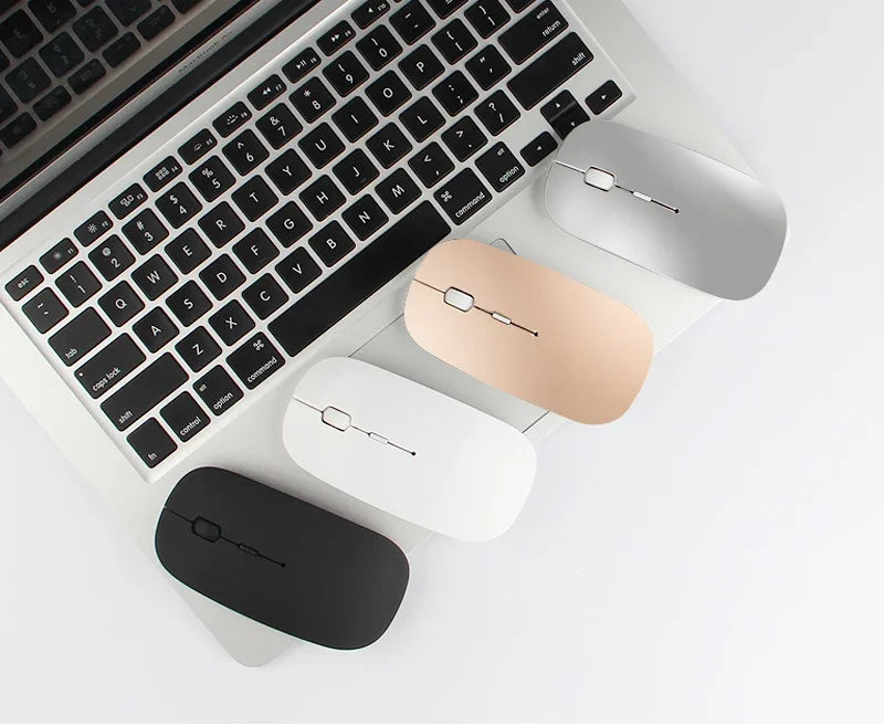 Bluetooth Mouse for APPle MacBook Air Pro Retina 11 12 13 15 16 mac book Laptop Wireless Mouse Rechargeable Mute Gaming Mouse
