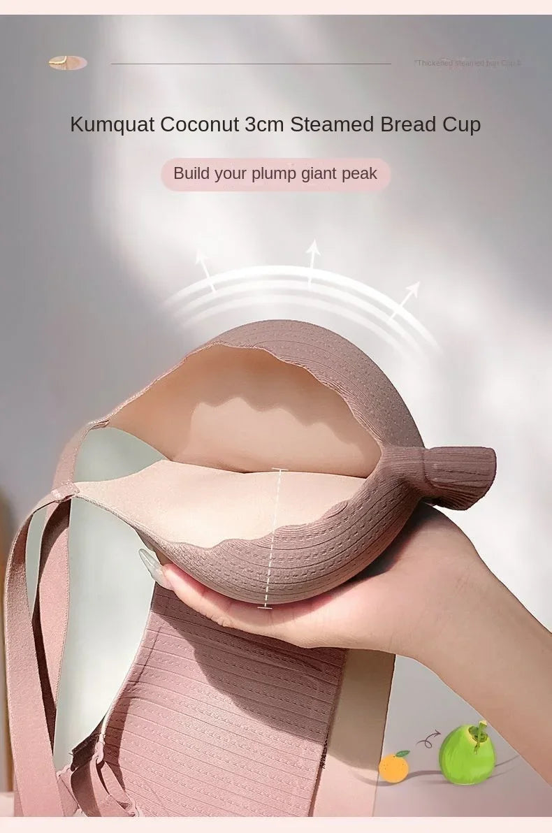 2024 New Push Up Bra for Small Chest  Ultra Thick 6CM Padded No Steel Ring Comfortable & Sexy Lift Lingerie for Flat Chest Women