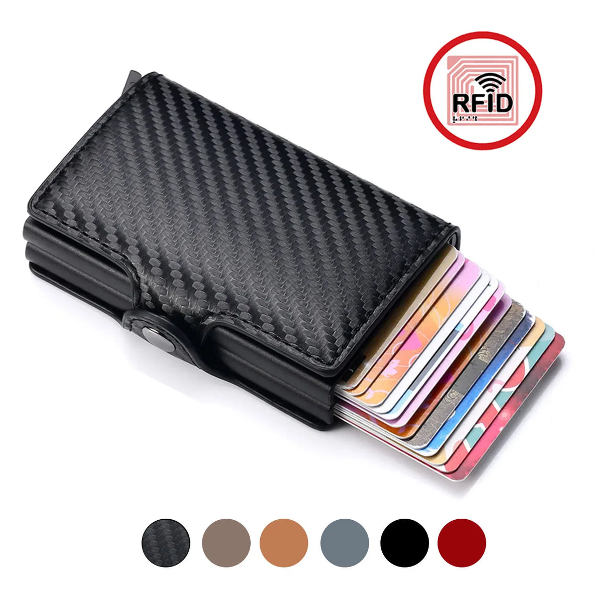 Rfid Men Card Wallets Mini Wallet 14 Card Holders