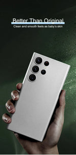 UltraThin 0.3mm shockproof transparent Outer case For Samsung Galaxy S24 Ultra Plus Solid Color Clear Frosted Matte PP Hard Case