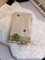 Olive Bloom Kerala Kasavu Saree