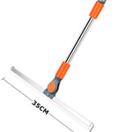 Cleaning Brush Long Handle Telescopic Magic Broom Silicone Floor Wiper Squeegee Strip Window Glass Household Bathroom Sweeping
