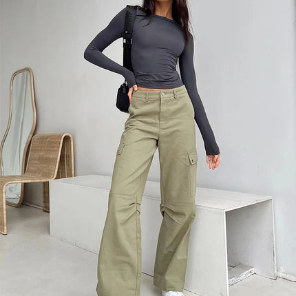 Women Casual Long Sleeve T-Shirts Spring Autumn Solid Slim Fit Pullovers Tees Shirts Female Streetwear Base Tees Tops Casual